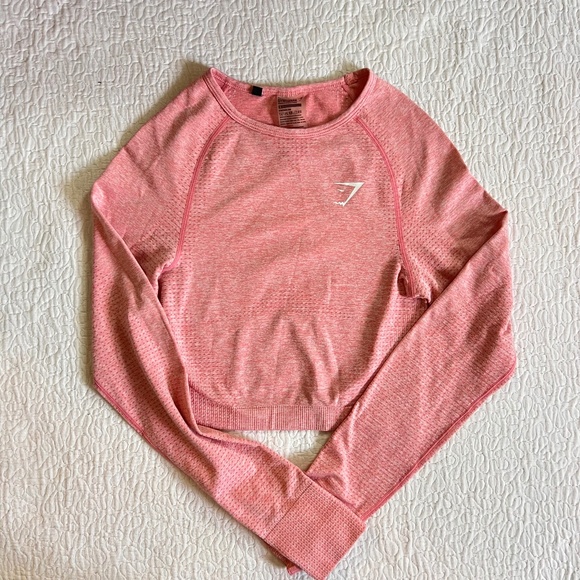Gymshark Tops - Gymshark pink long sleeve